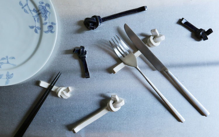 カトラリー 箸置き ｜ 暮らしのうつわ 花田 作家もの和食器（陶器 磁器